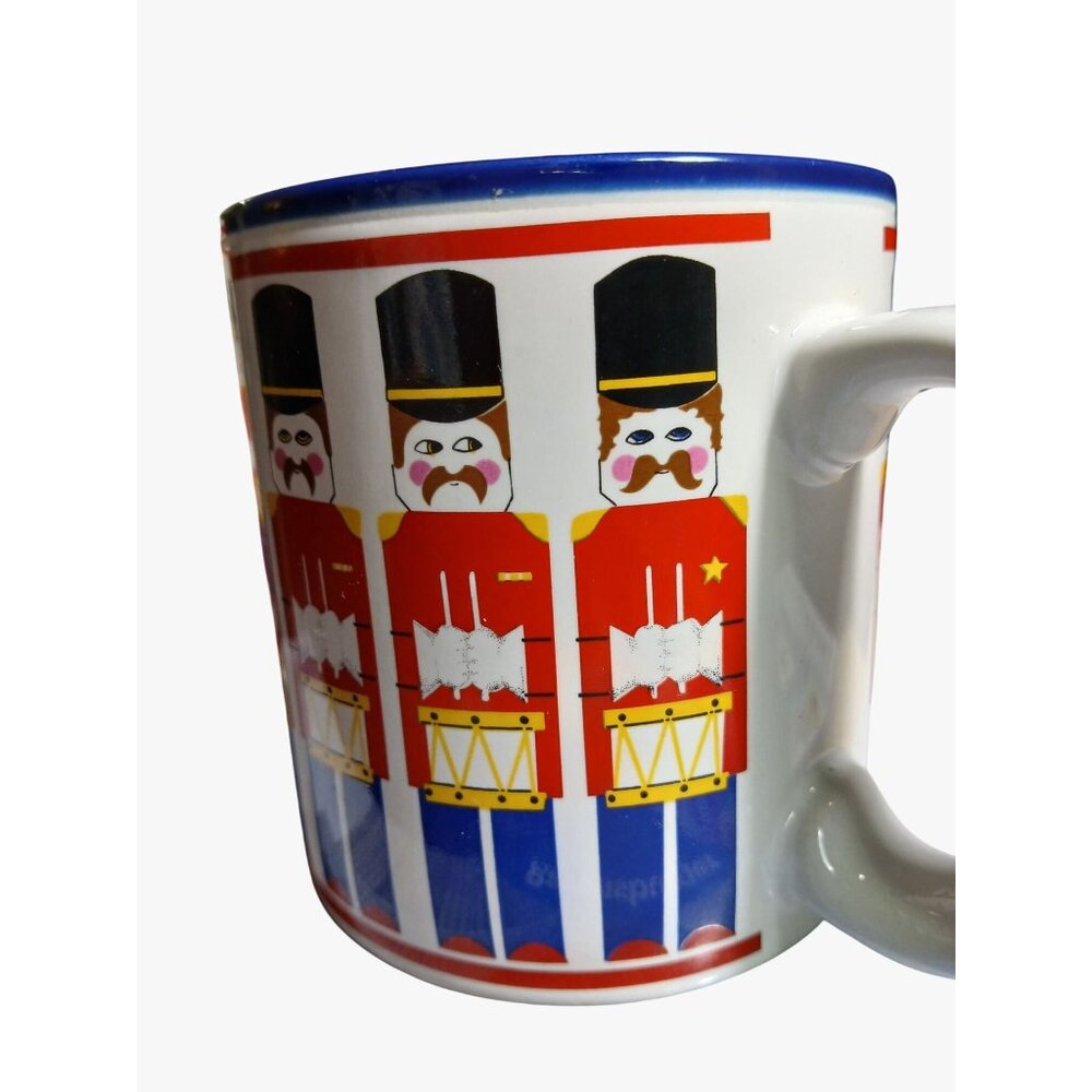 Vintage Nutcracker Soldier Coffee Mug Different Drummer Lynda Sylvester Japan NO - Picture 2 of 11